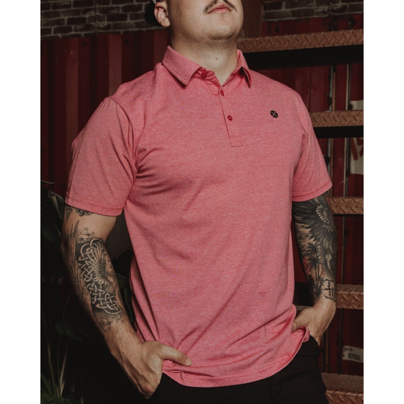 Athletic Premium Polo – Red