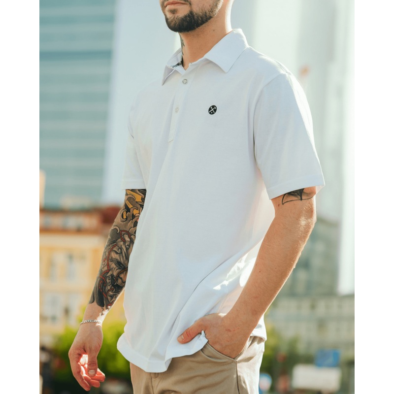 Athletic Premium Polo – White