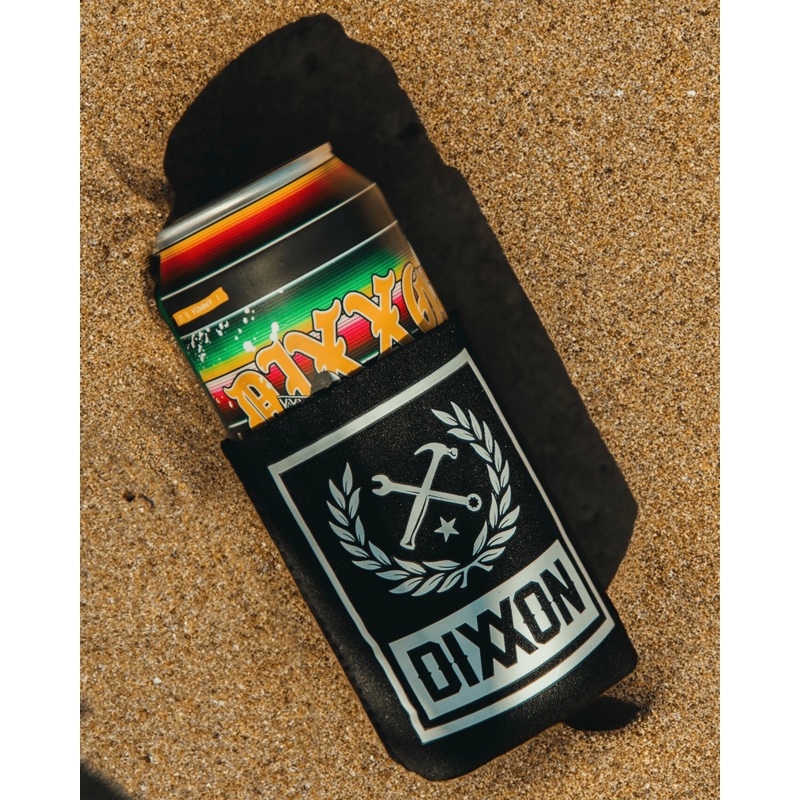 Box Crest Koozie Can Cooler – Black & White