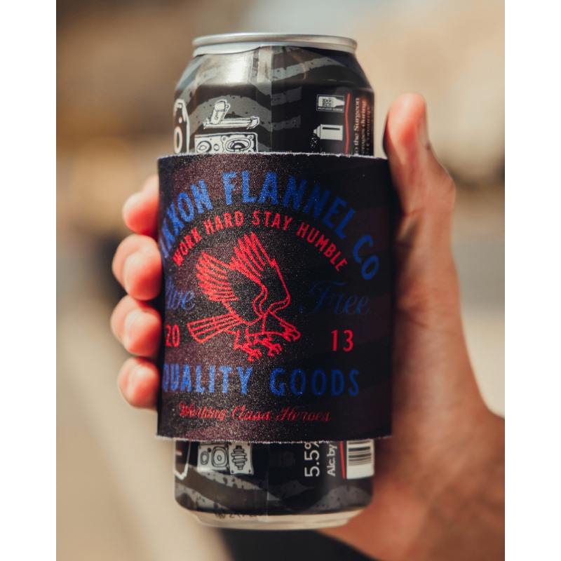 Live Free Quality Goods Snap Koozie Can Cooler