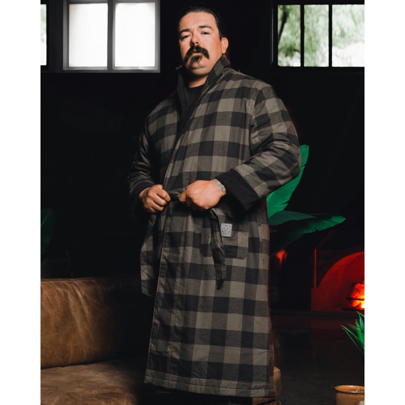 Murked Fleece-Lined Robe