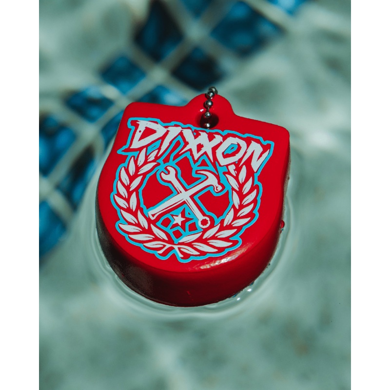 Party Crest Floating Keychain – Red, White, & Blue