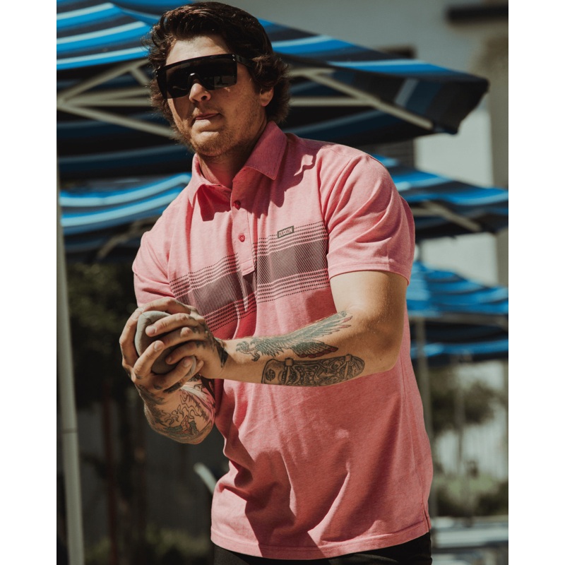 Stitch Premium Polo – Red