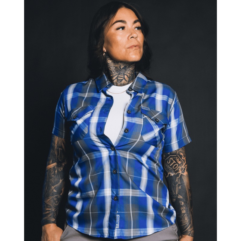 Women’s Blue Line Bamboo Short Sleeve