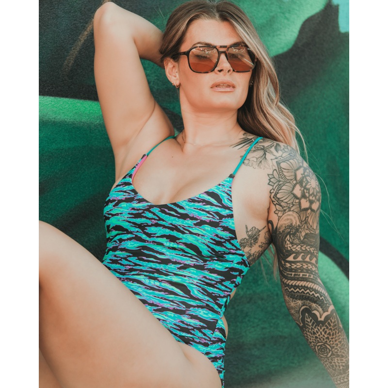 Women’s Cindi One Piece Swimsuit – Party Tiger
