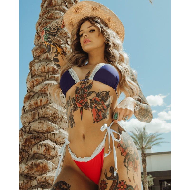 Women’s Miss USA Lace String Bikini Bottom