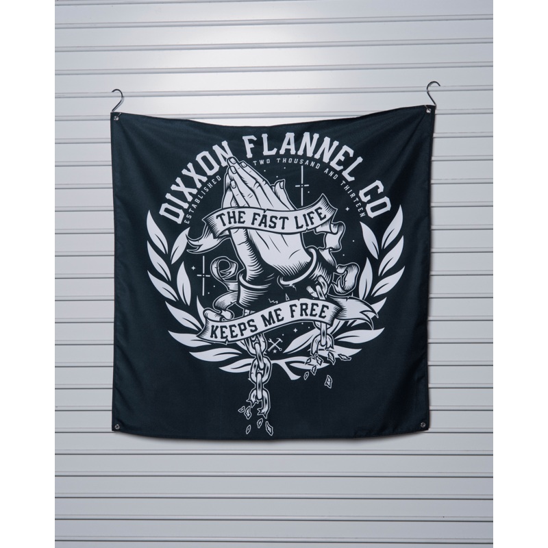 Fast Life Garage Banner – 36″ x 36″