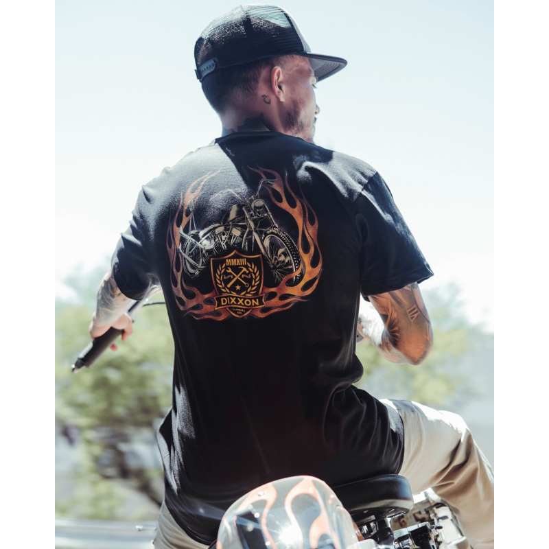 Fire Crest T-Shirt – Black