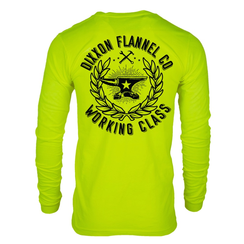 Makers Hi Vis Long Sleeve T-Shirt – Safety Yellow