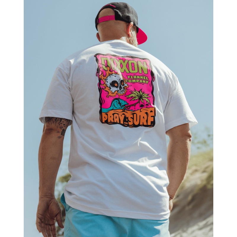Pray for Surf T-Shirt – White