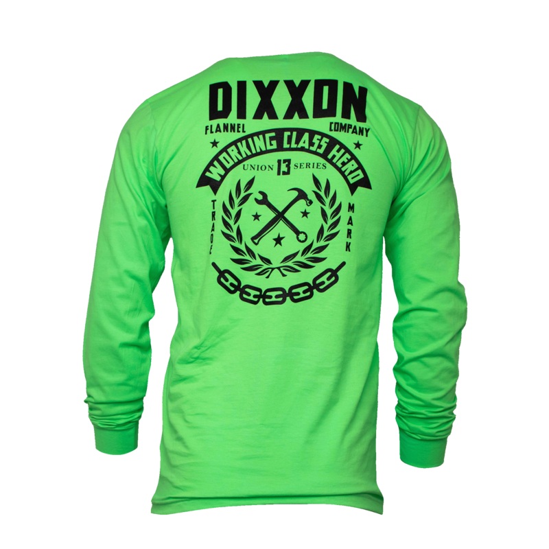 Weld Hi Vis Long Sleeve T-Shirt – Safety Green