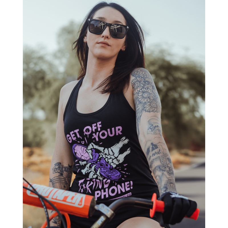 Women’s Get off Your F**king Phone Tank