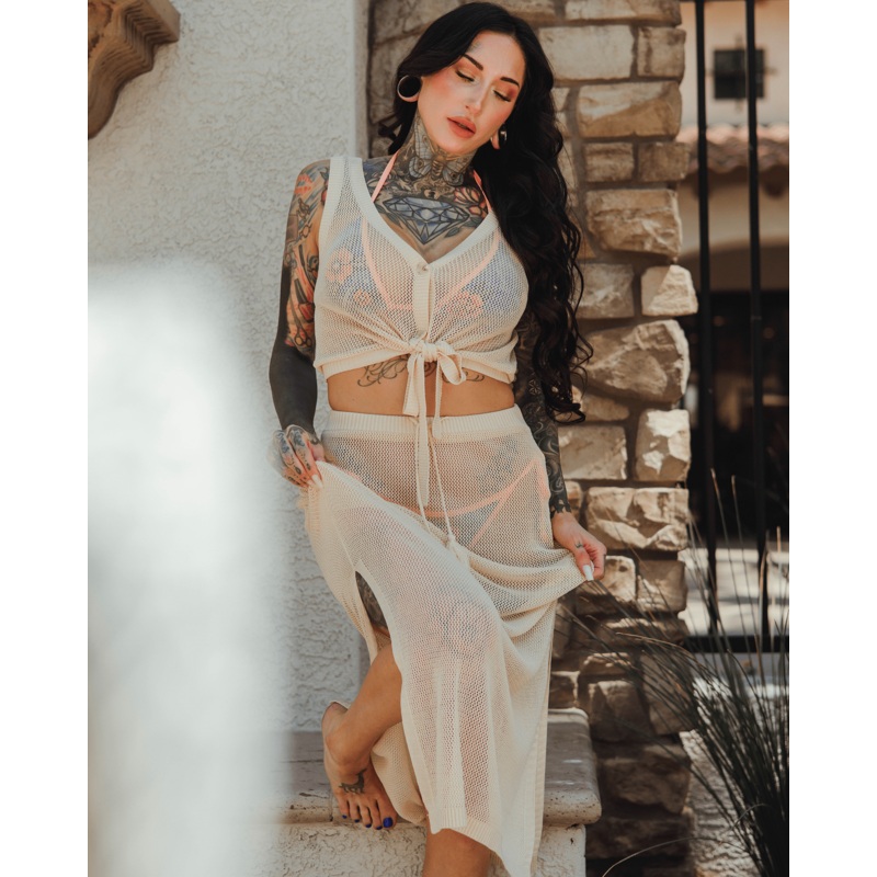 Women’s Knit Tank – Ivory