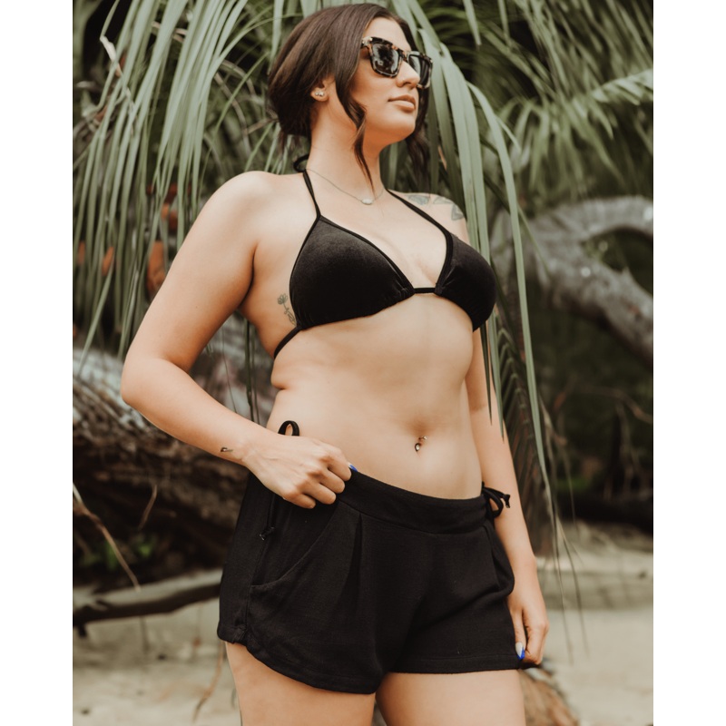 Women’s Lounge Shorts – Black