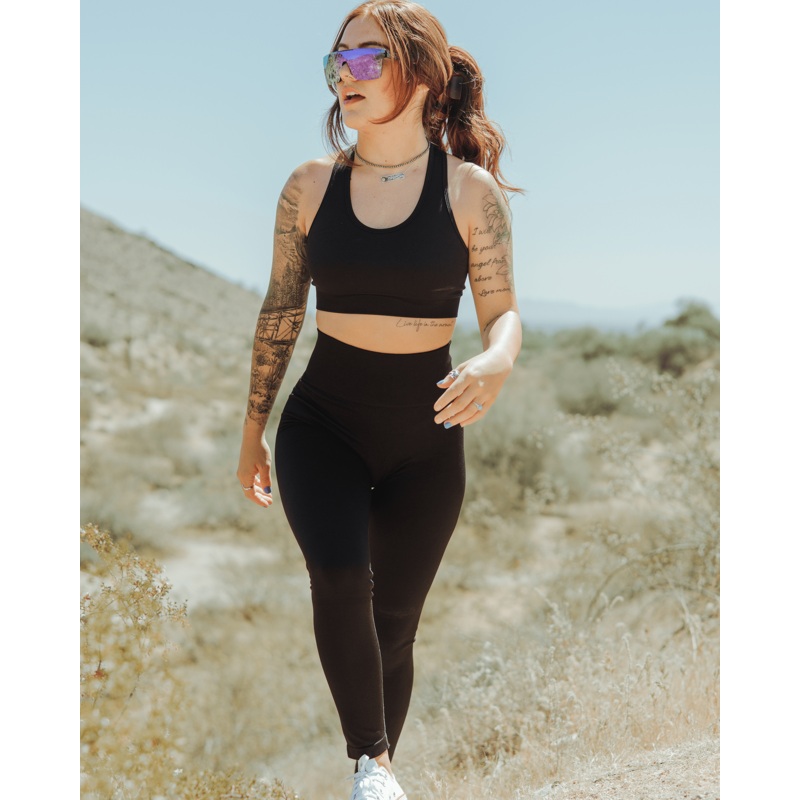 Women’s Seamless Leggings – Black