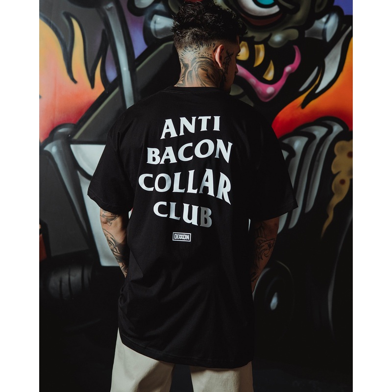 Anti Bacon Collar Club T-Shirt – Black