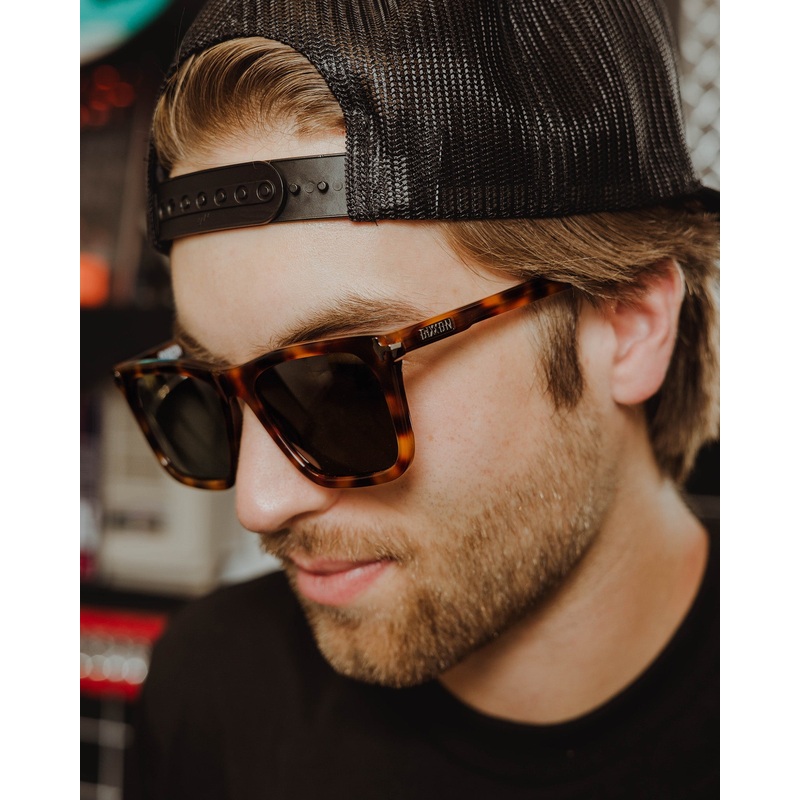 Anvil Sunglasses – Havana Tortoise & G15