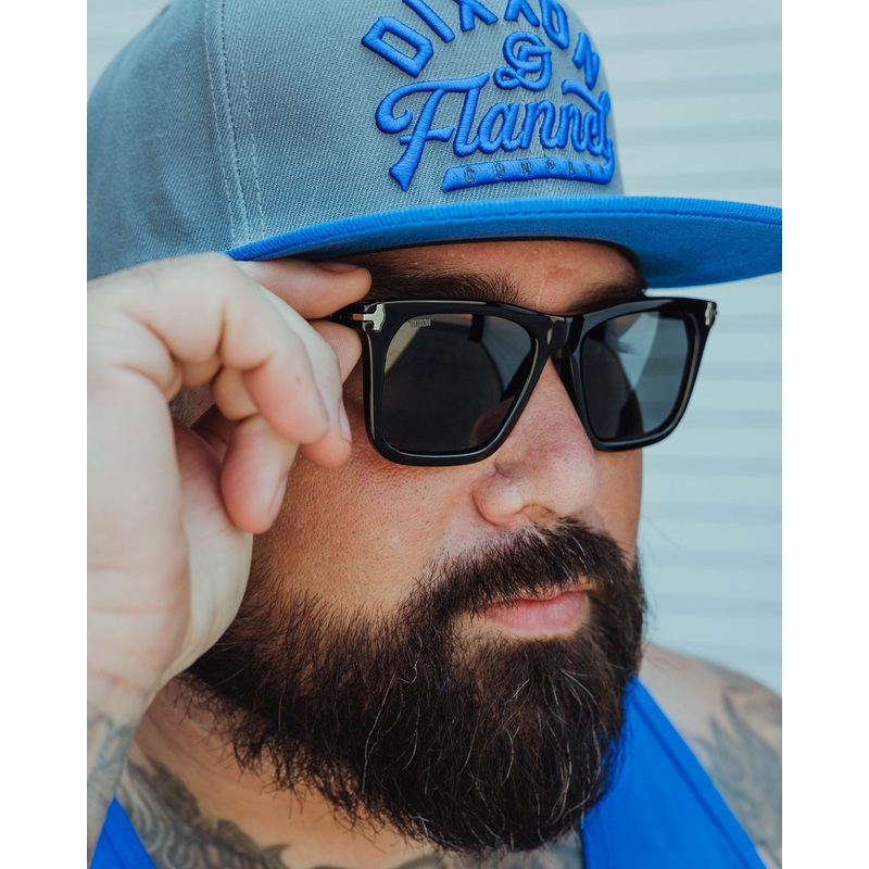 Anvil Sunglasses – Polished Black & Gray