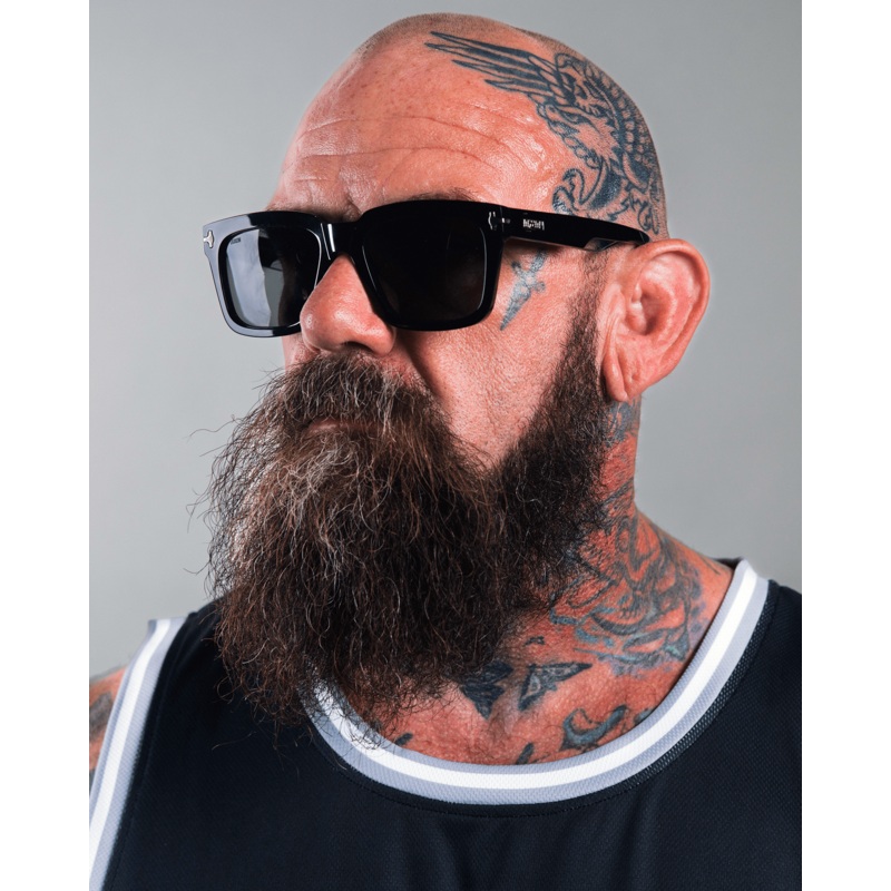Eldo Sunglasses – Polished Black & Gray