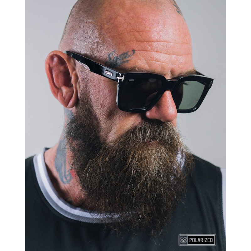 Eldo Sunglasses – Polished Black & Gray Polarized