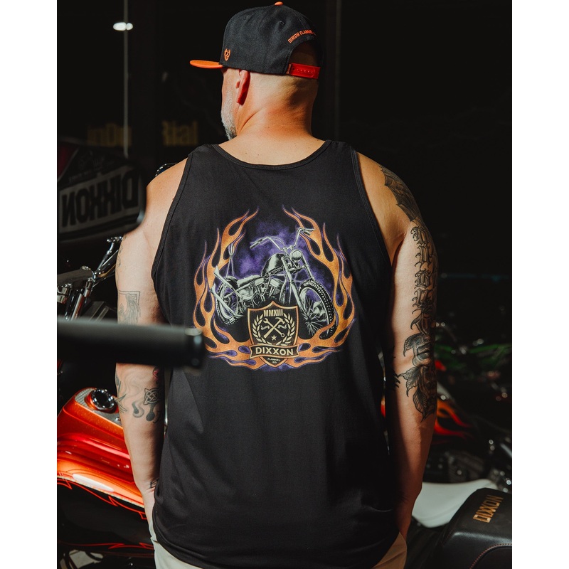 Fire Crest Tank – Black