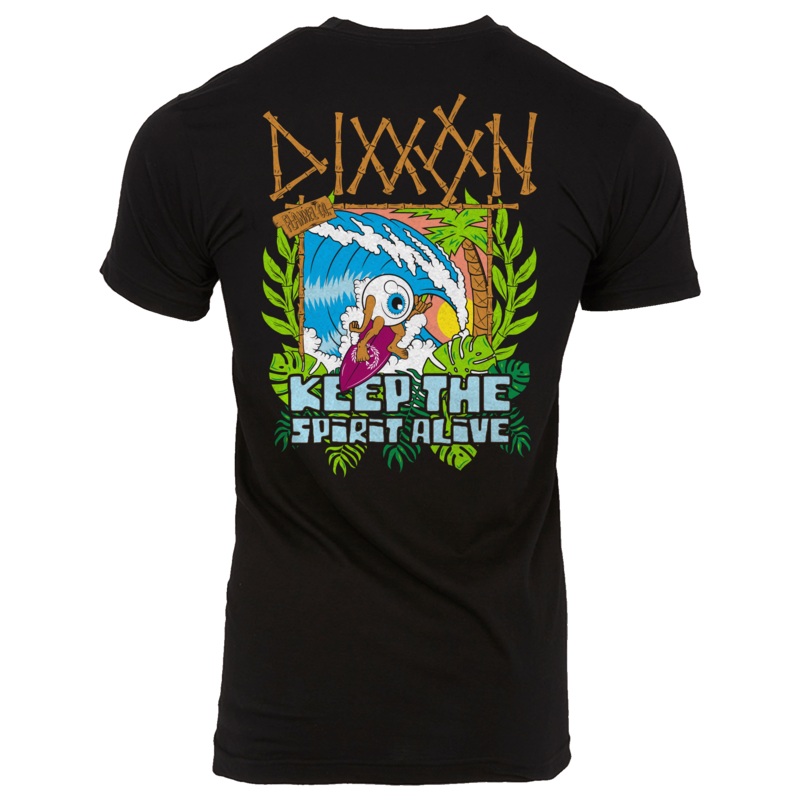 Keepin’ the Surf Spirit Alive Eye T-Shirt – Black