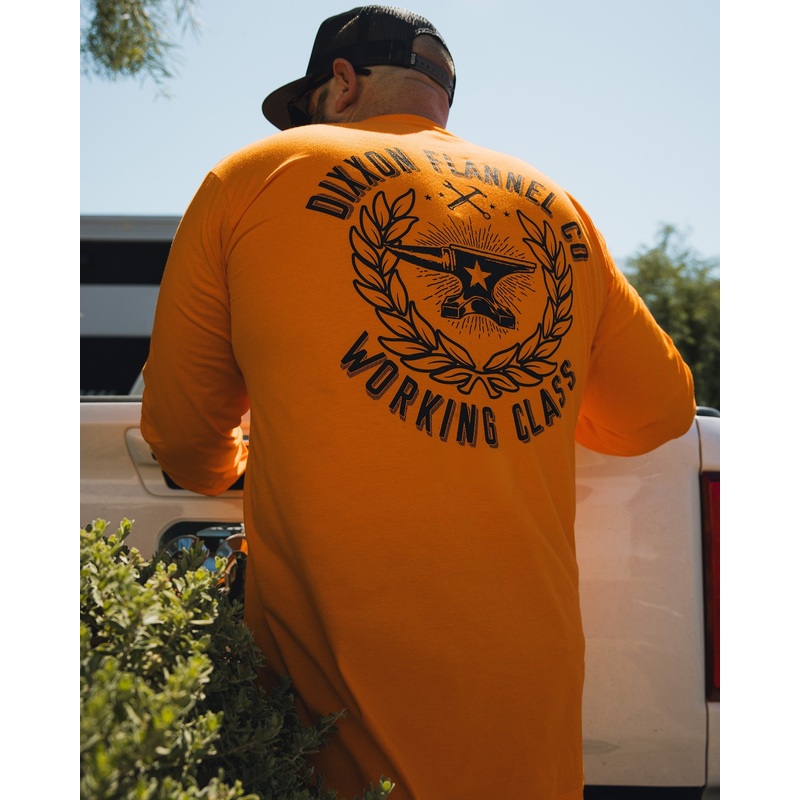 Makers Hi Vis Long Sleeve T-Shirt – Safety Orange