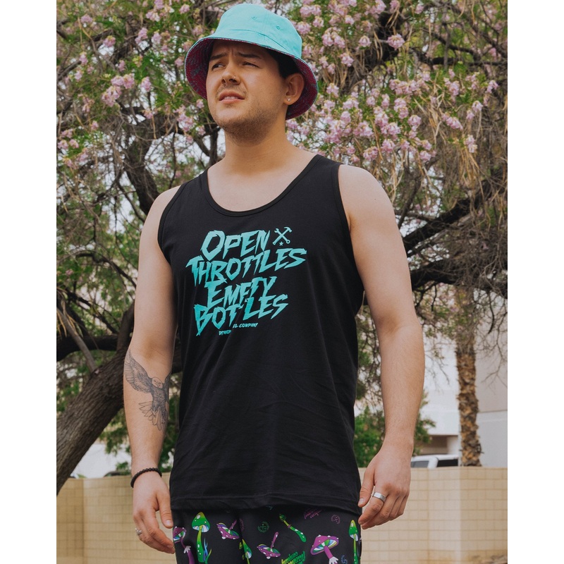 Open Throttles Tank – Black & Tiffany