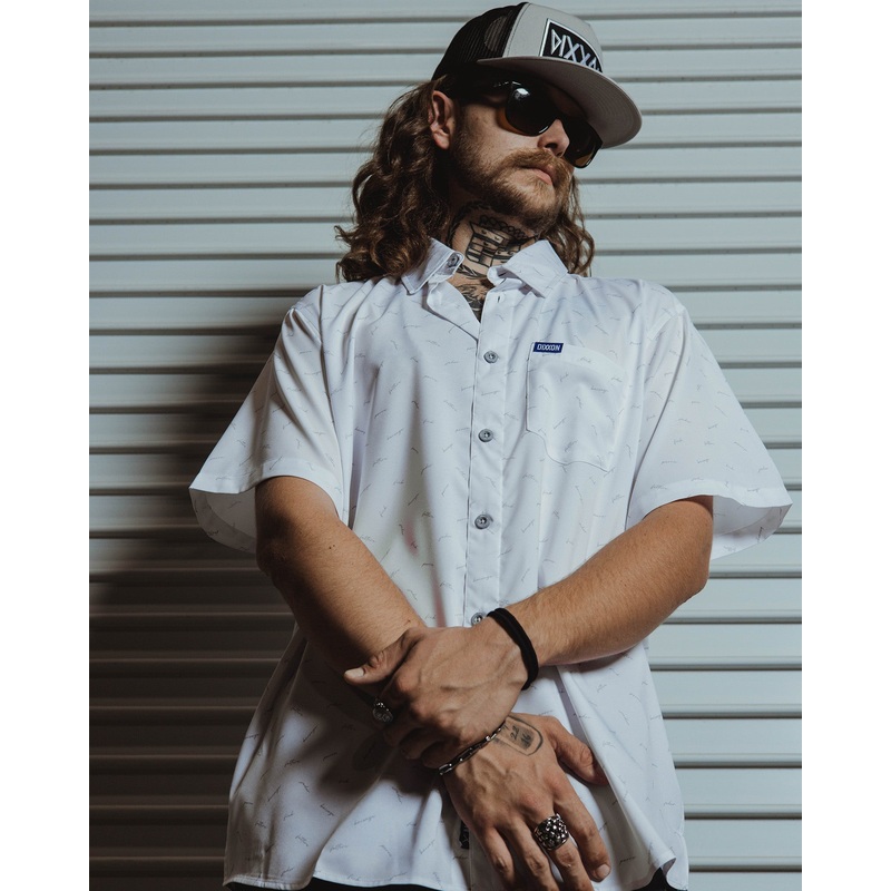 The F Word Party Shirt – White & Gray