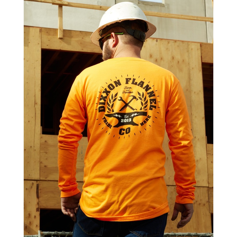 Unite Hi Vis Long Sleeve T-Shirt – Orange