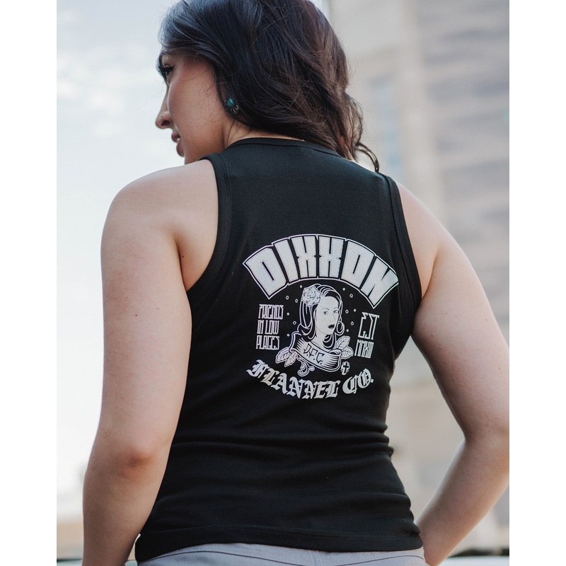 Women’s Maria Fitted Tank – Black