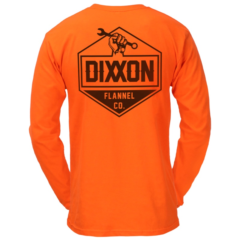 Working Class Hi Vis Long Sleeve T-Shirt – Safety Orange
