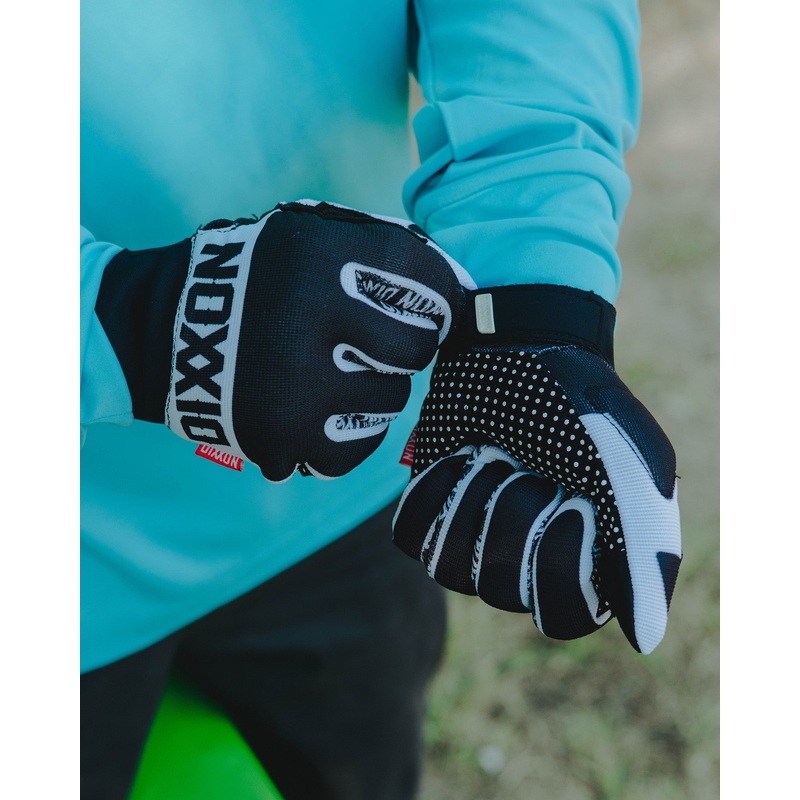 BRAAP Moto Gloves – Black & White
