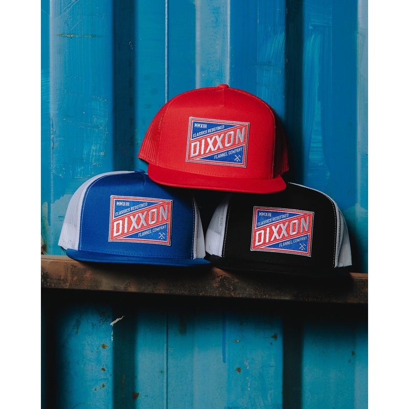 Classics Redefined Flat Bill Trucker Snapback – Red, White, & Blue