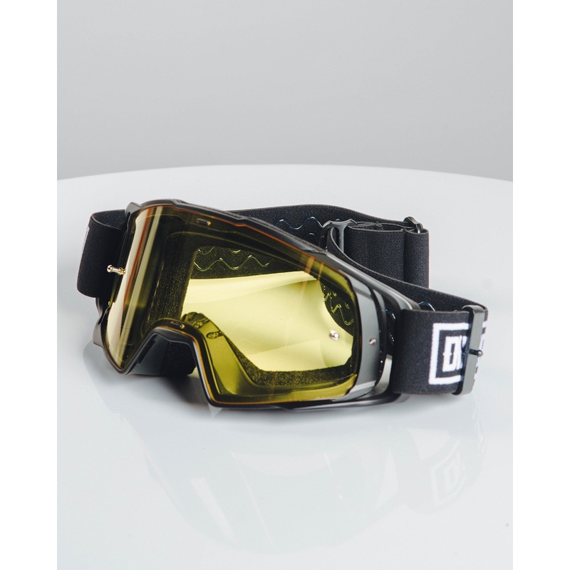 Contender MX Goggles Sand – Black & White / Yellow Lens