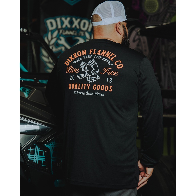 Quality Goods UV Long Sleeve T-Shirt – Black