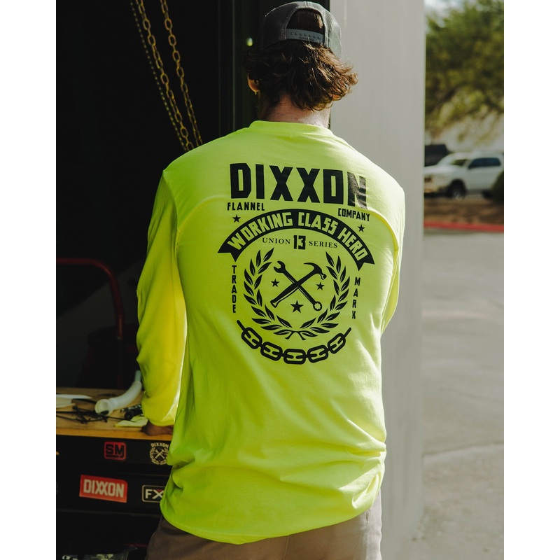 Weld Hi Vis Long Sleeve T-Shirt – Safety Yellow