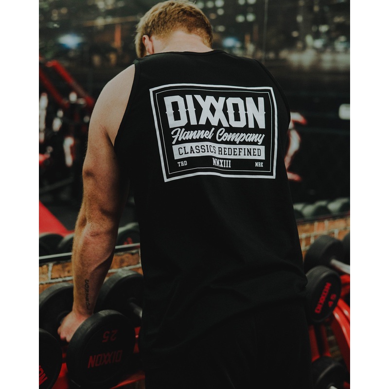 White Billboard Tank – Black