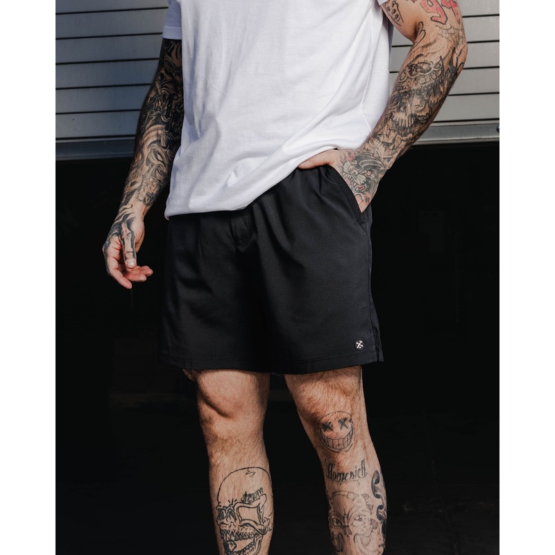 7″ Gym Shorts – Black