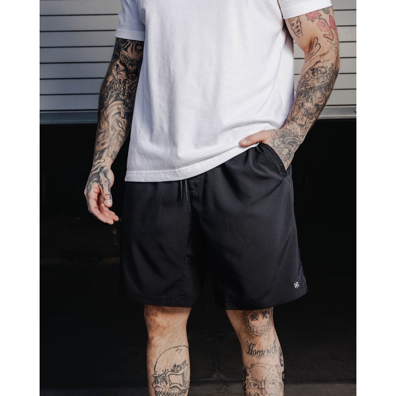 9″ Gym Shorts – Black