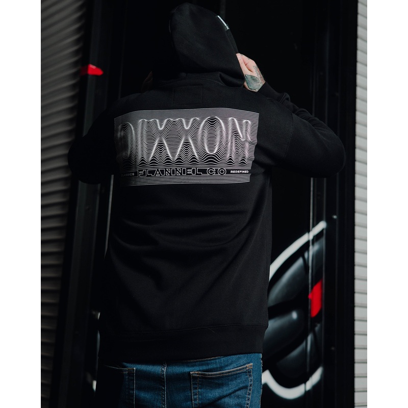 Epicenter Zip Up Hoodie – Black