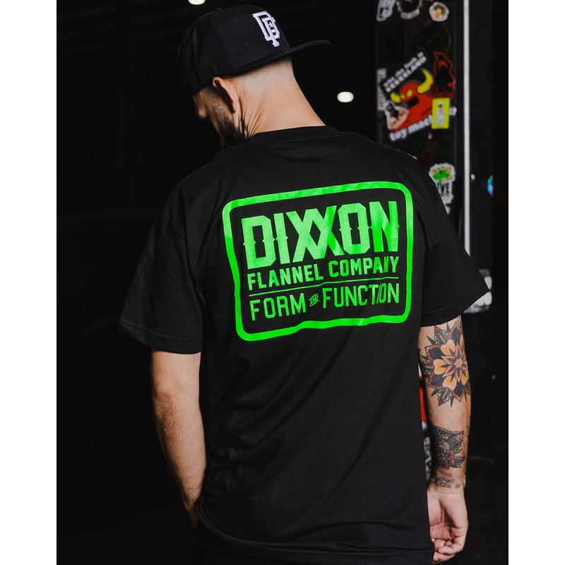 Lime Green Classic T-Shirt –  Black