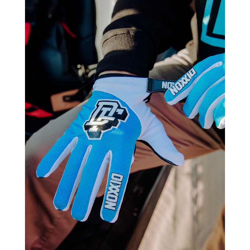 Monogram Moto Gloves – Aqua