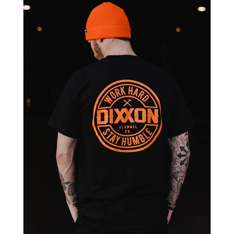 Orange Corpo T-Shirt – Black