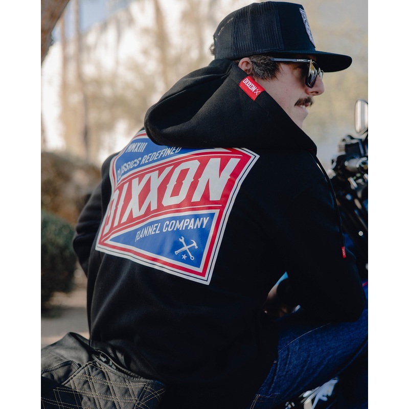 Red, White, & Blue Classics Zip Up Hoodie – Black