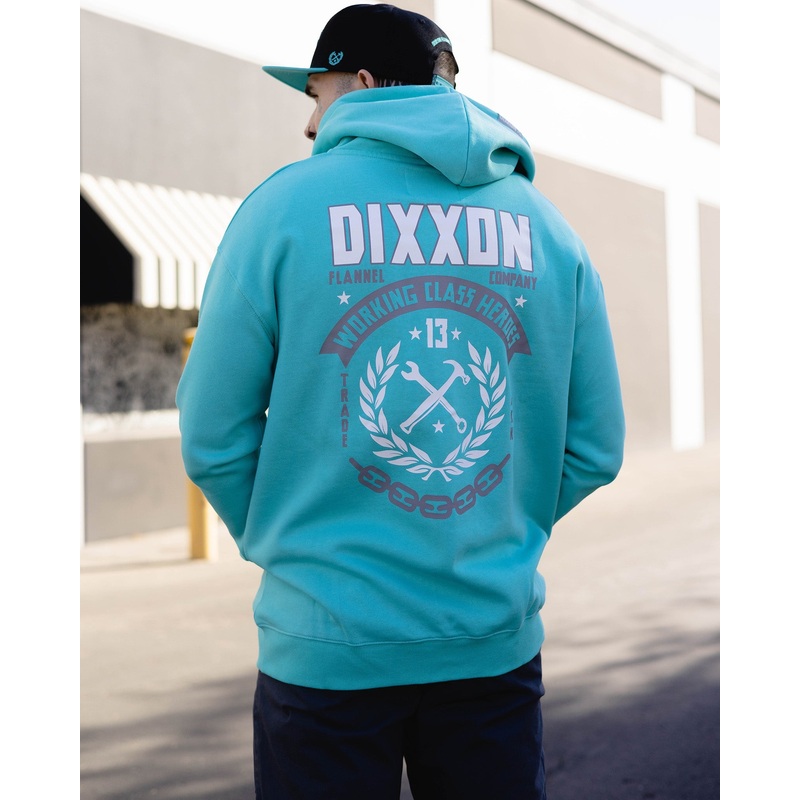 White & Gray Weld Zip Up Hoodie – Tiffany