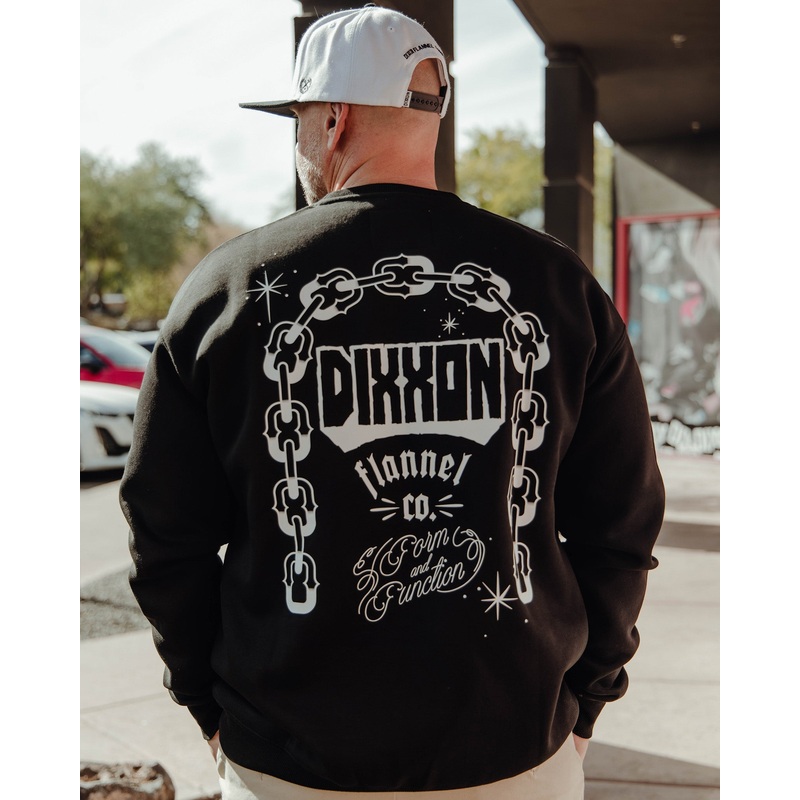 White Westside Crewneck Sweatshirt – Black