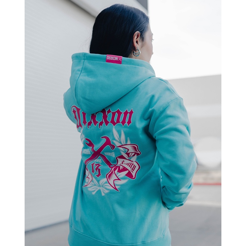Women’s Pink Award Crest Zip Up – Tiffany