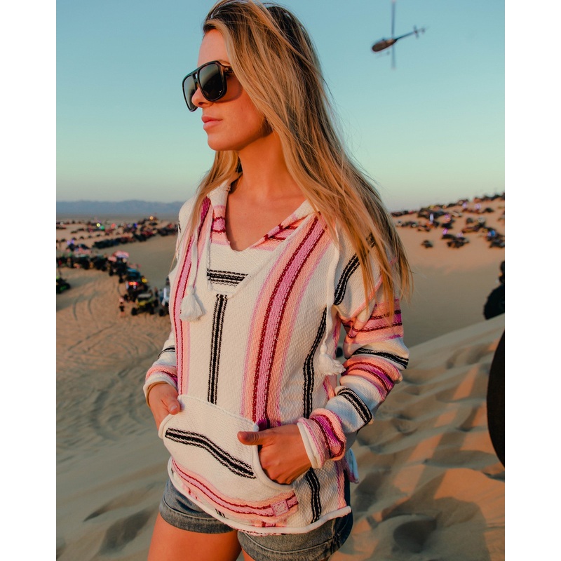 Women’s Smuggler Hoodie – Cream & Blush