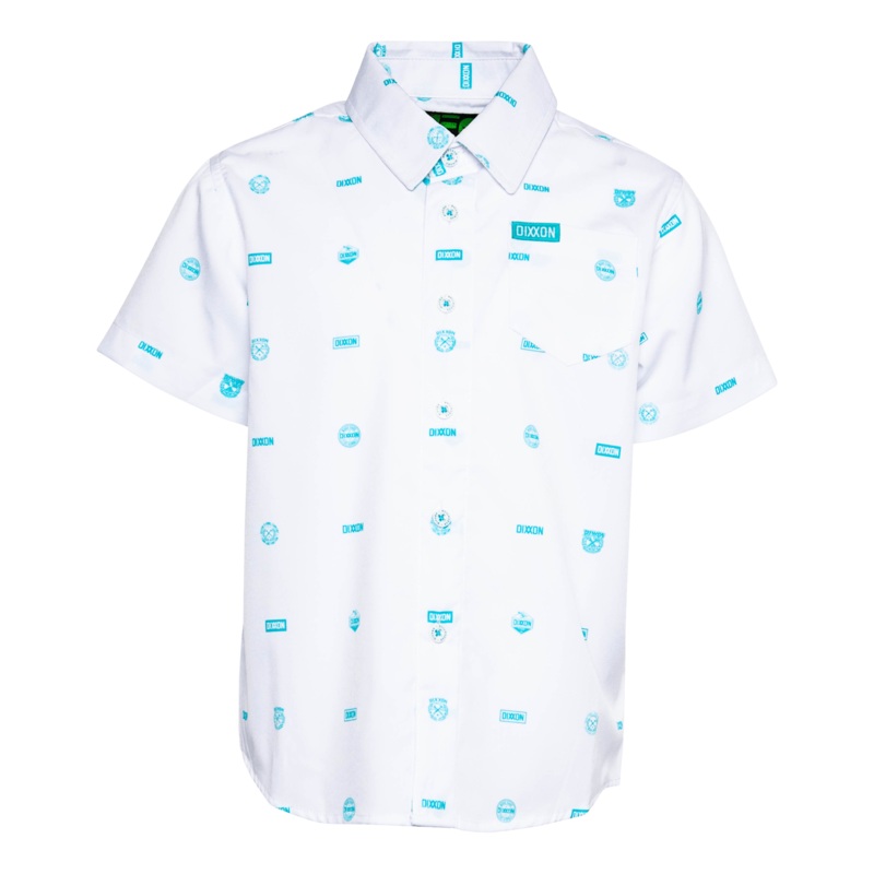 Youth Executive Party Shirt – White & Tiffany